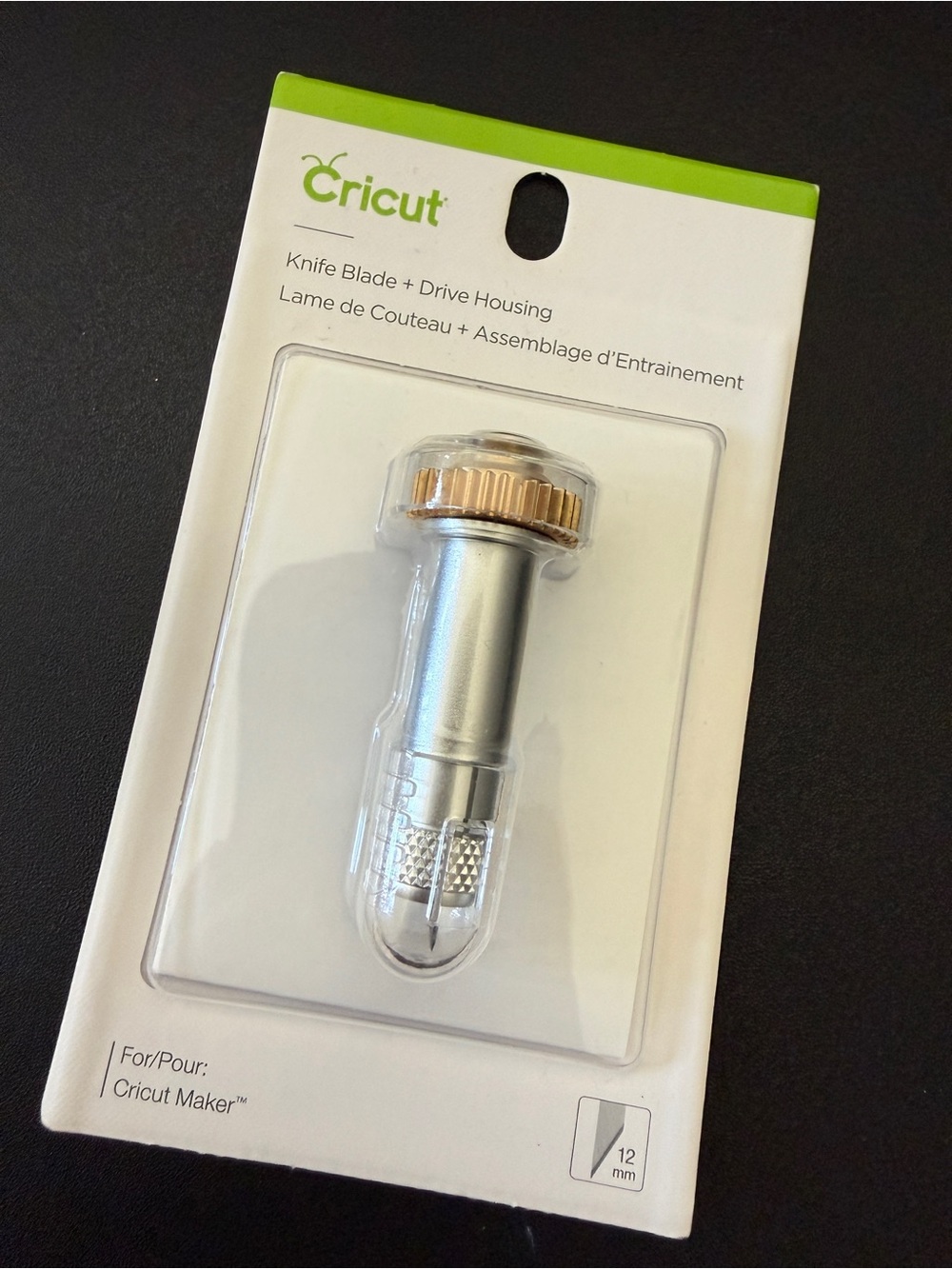 Cricut Knife Blade + Drive Housing - new